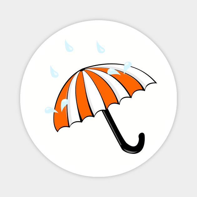 Under My Umbrella Magnet by traditionation